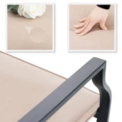 5pc Outdoor Set With Swivel Chairs & 34" Propane Fire Pit Table - Captiva Designs -Sunnydaze Decor Store GUEST 4721087b ea71 4423 ba4a 87a25190c7a1