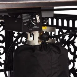 5pc Outdoor Dining Set With 48" Rectangle Fire Table & Deep Seating Swivel Rocking Chairs, Wind Blocker Lid & Covers - Oakland Living 22 5pc Outdoor Dining Set With 48" Rectangle Fire Table & Deep Seating Swivel Rocking Chairs, Wind Blocker Lid & Covers - Oakland Living -Sunnydaze Decor Store GUEST 4899c095 98b2 4540 9073 b6c68de78e77