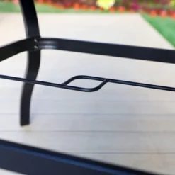 5pc Patio Dining Set With Steel Table With 1.57" Umbrella Hole & Padded Arm Chairs - Captiva Designs -Sunnydaze Decor Store GUEST 4bc9be17 fcde 4aa4 8d6a dd82419f899c 1