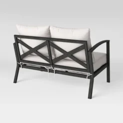 Ryegate Weathered Teak Patio Loveseat - Threshold™ -Sunnydaze Decor Store GUEST 4e5769e4 de8a 4319 966a e74f0172a705