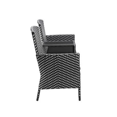 2pc Maksville Aluminum Patio Loveseat & Storage Bench - MiBasics 8 2pc Maksville Aluminum Patio Loveseat & Storage Bench - MiBasics - Image 8