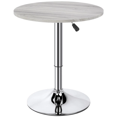 Yaheetech Adjustable Pub Round Table Counter Height Bistro Table W/ 360° Swivel MDF Tabletop 7 Yaheetech Adjustable Pub Round Table Counter Height Bistro Table W/ 360° Swivel MDF Tabletop - Image 7