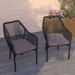 Merrick Lane Outdoor Furniture Sets 2 Piece All-Weather Woven Patio Chairs With Cushions 26 Merrick Lane Outdoor Furniture Sets 2 Piece All-Weather Woven Patio Chairs With Cushions -Sunnydaze Decor Store GUEST 4fef5b1e b47a 4cbb a120 b03b9d08082e