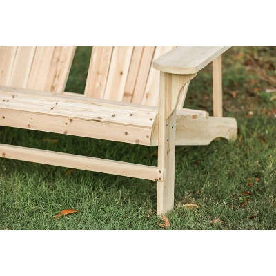 Wood Adirondack Love Seat - Patio Festival 2 Wood Adirondack Love Seat - Patio Festival - Image 2