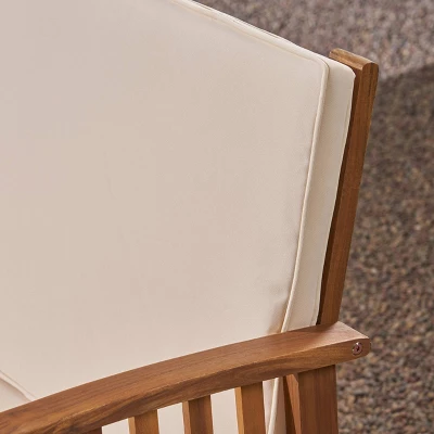 Carolina Acacia Wood Patio Sofa Teak - Christopher Knight Home 2 Carolina Acacia Wood Patio Sofa Teak - Christopher Knight Home - Image 2