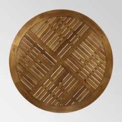 Wells 5 Pc Acacia Wood Round Dining Set Teak Finish - Christopher Knight Home 7 Wells 5 Pc Acacia Wood Round Dining Set Teak Finish - Christopher Knight Home -Sunnydaze Decor Store GUEST 53786eea dfba 4457 81b7 07765ad2e851