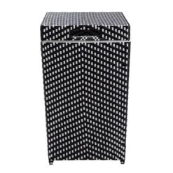 2pc Maksville Aluminum Patio Loveseat & Trash Can - MiBasics -Sunnydaze Decor Store GUEST 539994ec a946 4f0d 94ed b0ff4d5046df