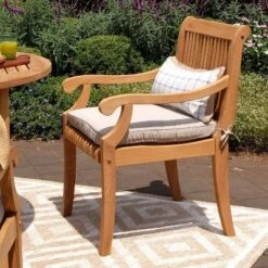 Mosko 5pc Solid Teak Outdoor Dining Set - Cambridge Casual -Sunnydaze Decor Store GUEST 53d7e6b7 da0e 4a7b a43b c222bcdd5ea0
