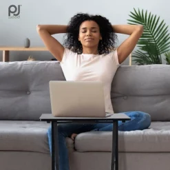 PJ Wood 19.09 X 14.57 X 26.00 Inch Folding TV Tray Tables With Compact Storage Rack, Solid Wood Construction, Black Finish, 5 Piece Set 7 PJ Wood 19.09 X 14.57 X 26.00 Inch Folding TV Tray Tables With Compact Storage Rack, Solid Wood Construction, Black Finish, 5 Piece Set -Sunnydaze Decor Store GUEST 543b0196 6a98 44ee af26 741e2c604f99