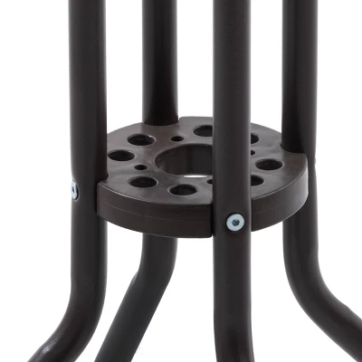 3pc Outdoor Dining Furniture Patio Bistro Set With 2 Folding Chairs & Round Table -Crestlive Products 5 3pc Outdoor Dining Furniture Patio Bistro Set With 2 Folding Chairs & Round Table -Crestlive Products - Image 5