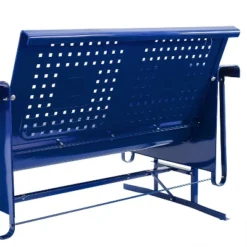 Bates Outdoor Metal Sofa Glider - Navy - Crosley -Sunnydaze Decor Store GUEST 58529812 2e75 4472 9fc2 b42c58360fb1