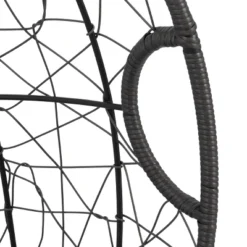 Patio Wicker Egg Chair With Cushion And Pillow Dark Gray - Crestlive Products -Sunnydaze Decor Store GUEST 58a89421 892d 4c33 8767 e61558eedfea