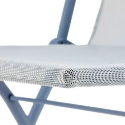 Lafuma Balcony II Colorblock Batyline Fabric Steel Frame Lightweight Foldable Portable Patio, Lawn, And Garden Bistro Chair, Ciel Sky Blue, Set Of 2 -Sunnydaze Decor Store GUEST 593d29b6 0183 42e3 871f 53ea562cad9c