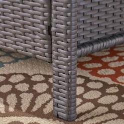 St. Lucia Wicker Loveseat - Gray - Christopher Knight Home -Sunnydaze Decor Store GUEST 59a515a5 54a7 44e8 9d73 9865cc85bbd8