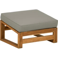 Galia 2pc Square Leg Acacia Wood Chair And Ottoman With Cushions - Brown - Saracina Home 29 Galia 2pc Square Leg Acacia Wood Chair And Ottoman With Cushions - Brown - Saracina Home -Sunnydaze Decor Store GUEST 5c6ac659 1ca2 40a2 b2a8 c48f709d346f