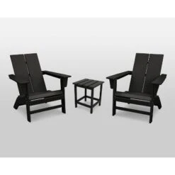 St. Croix 3pc Contemporary Adirondack Set - POLYWOOD -Sunnydaze Decor Store GUEST 5e4b7eec 7414 46d9 baa5 2d3dd9bf0b20