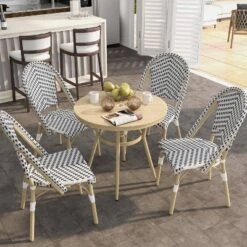 5pc Arna Patio Set With 32" Round Dining Table - MiBasics 18 5pc Arna Patio Set With 32" Round Dining Table - MiBasics -Sunnydaze Decor Store GUEST 5fa8fd64 09b2 4541 a8bc c73dfb94bf56