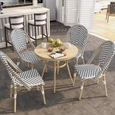 5pc Arna Patio Set With 32" Round Dining Table - MiBasics 9 5pc Arna Patio Set With 32" Round Dining Table - MiBasics - Image 9