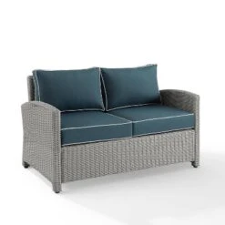Bradenton Outdoor Wicker Loveseat - Crosley 29 Bradenton Outdoor Wicker Loveseat - Crosley -Sunnydaze Decor Store GUEST 60364380 3e04 4982 b8a4 05df9c29f274
