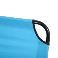 Outsunny Foldable Outdoor Chaise Lounge Chair, 5-Level Reclining Camping Tanning Chair With Strong Oxford Fabric For Beach, Patio, Pool, Sky Blue -Sunnydaze Decor Store GUEST 6572e1c1 6f4b 4098 8c77 99ce99959b8f