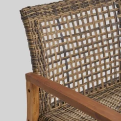 Hampton Wicker Loveseat - Natural/Gray - Christopher Knight Home 9 Hampton Wicker Loveseat - Natural/Gray - Christopher Knight Home -Sunnydaze Decor Store GUEST 66231694 51a9 42ba b5ab f57434cdec1c 1