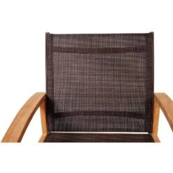 New Pacific 5pc Patio Teak Wood Dining Set - International Home Miami -Sunnydaze Decor Store GUEST 66969457 d28a 4cbb b33b 124b8895d5a5