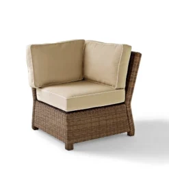 Bradenton Outdoor Wicker Sectional Corner Chair - Crosley 30 Bradenton Outdoor Wicker Sectional Corner Chair - Crosley -Sunnydaze Decor Store GUEST 68942b0a 5619 4459 9914 a4f8a07546e2