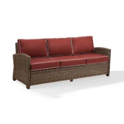 Bradenton Outdoor Wicker Sofa - Crosley -Sunnydaze Decor Store GUEST 68a54e2a f370 4da6 9284 cd83c8c894ec