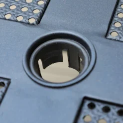 5pc Patio Dining Set With 360 Swivel Chairs With Cushions And Square Net-Shaped Steel Table - Captiva Designs -Sunnydaze Decor Store GUEST 6a2b3c05 3a47 405d bef7 6033724ab4dd