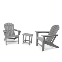 3pk Seating Set With Plastic Resin Adirondack Chairs & Side Table - EDYO LIVING 23 3pk Seating Set With Plastic Resin Adirondack Chairs & Side Table - EDYO LIVING -Sunnydaze Decor Store GUEST 6bd34f4d eaa6 4d18 b107 612ad80af80e