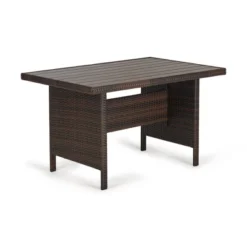 6pc Wicker Outdoor Conversation Set With Cushions & Ottomans - Blue - EDYO LIVING -Sunnydaze Decor Store GUEST 6d0e9dbd b0f8 454c 88e1 94b92aef781b