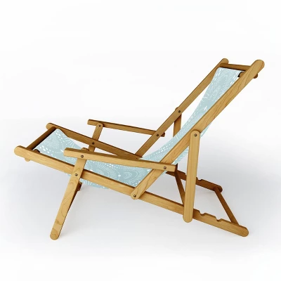 Heather Dutton Rise And Shine Mist Outdoor Sling Chair - Deny Designs 1 Heather Dutton Rise And Shine Mist Outdoor Sling Chair - Deny Designs