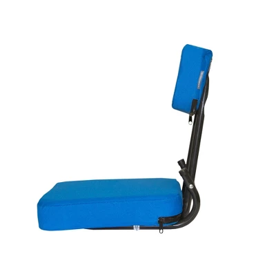 Stansport Steel Frame Foldable Coliseum Seat - Blue 2 Stansport Steel Frame Foldable Coliseum Seat - Blue - Image 2