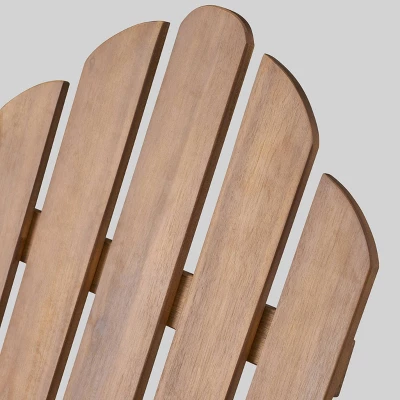 Hollywood Acacia Wood Foldable Patio Adirondack Chair - Christopher Knight Home 2 Hollywood Acacia Wood Foldable Patio Adirondack Chair - Christopher Knight Home - Image 2