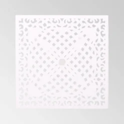 Phoenix Square Cast Aluminum Dining Table - White - Christopher Knight Home -Sunnydaze Decor Store GUEST 746e9292 77ad 436c ad79 7713864ef72e