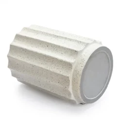 LuxenHome Off White With Gray Cement Round Side Table 13 LuxenHome Off White With Gray Cement Round Side Table -Sunnydaze Decor Store GUEST 750ad030 7429 4baf a39d 8c4dd7525714