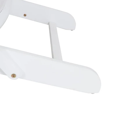 Bellwood Outdoor Acacia Wood Folding Adirondack Chair White - Christopher Knight Home 6 Bellwood Outdoor Acacia Wood Folding Adirondack Chair White - Christopher Knight Home - Image 6