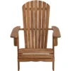 Teal Island Designs Cape Cod Natural Wood Adirondack Chairs Set Of 2