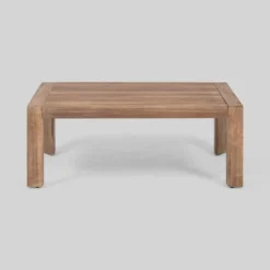 Genser 4pc Acacia Wood Chat Set - Brown/Beige - Christopher Knight Home -Sunnydaze Decor Store GUEST 7f84a2a7 1e5e 4f1a bfcb ad40015a4e23