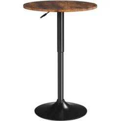 Yaheetech Adjustable Pub Round Table Counter Height Bistro Table W/ 360° Swivel MDF Tabletop 20 Yaheetech Adjustable Pub Round Table Counter Height Bistro Table W/ 360° Swivel MDF Tabletop -Sunnydaze Decor Store GUEST 7ff685ac 26db 4566 aef3 af2ff7aaa3c8