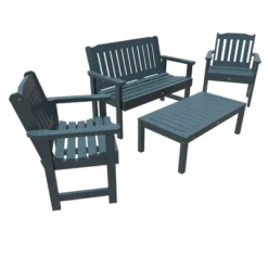 4pc Lehigh Garden Adirondack Conversation Patio Set - Highwood 17 4pc Lehigh Garden Adirondack Conversation Patio Set - Highwood -Sunnydaze Decor Store GUEST 81291580 ce25 4758 bd2b 84e76fcb9cc3