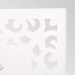 Phoenix Square Cast Aluminum Dining Table - White - Christopher Knight Home