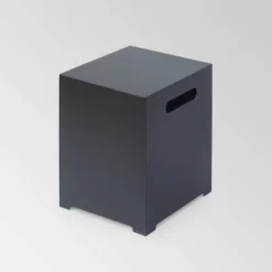 Thasos 10pc Acacia U-Shaped Farmhouse Sectional Sofa Set With Fire Pit - Gray - Christopher Knight Home -Sunnydaze Decor Store GUEST 87b28fed 5df0 4ebe b633 fb4862e63cae 1