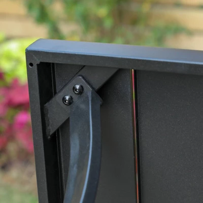 7pc Patio Dining Set With Table & Wicker Rattan Chairs - Captiva Designs 5 7pc Patio Dining Set With Table & Wicker Rattan Chairs - Captiva Designs - Image 5