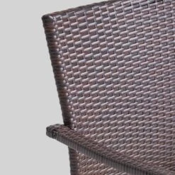 5pc Didicas Wood Wicker Patio Dining Set Teak - Christopher Knight Home -Sunnydaze Decor Store GUEST 8b2dc5c6 1124 4882 a937 bbcea722c2b0