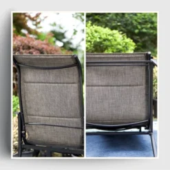 5pc Patio Dining Set With Steel Table With 1.57" Umbrella Hole & Padded Arm Chairs - Captiva Designs -Sunnydaze Decor Store GUEST 8bbef6a3 c2cb 4f89 9fb8 688ca6415086