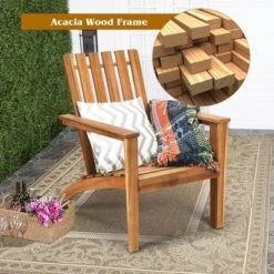 Costway 2PCS Patio Acacia Wood Adirondack Chair Lounge Armchair Durable Outdoor Garden 13 Costway 2PCS Patio Acacia Wood Adirondack Chair Lounge Armchair Durable Outdoor Garden -Sunnydaze Decor Store GUEST 8c8639c1 1c27 45dd 986a 4ad1bc2cf431