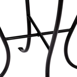 Teal Island Designs Modern Black Round Outdoor Accent Side Table 14" Wide Black Beige Mosaic For Front Porch Patio House Balcony Deck Shed -Sunnydaze Decor Store GUEST 8c8aa3d1 57ab 405e 92c9 744173007d3d