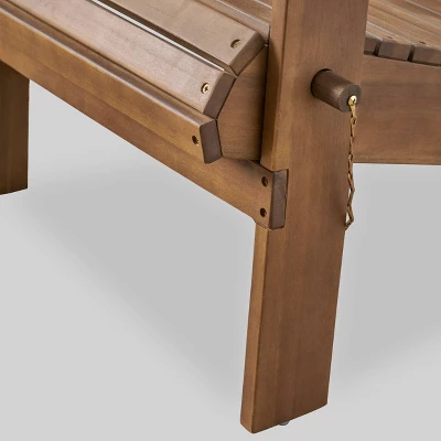 Hollywood Acacia Wood Foldable Patio Adirondack Chair - Christopher Knight Home 3 Hollywood Acacia Wood Foldable Patio Adirondack Chair - Christopher Knight Home - Image 3