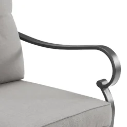 5pc Dahlia Outdoor Steel Fire Pit Set Taupe/Matte Black - Crosley -Sunnydaze Decor Store GUEST 93c561e7 4093 467f 9a63 459718bdd9e1 1